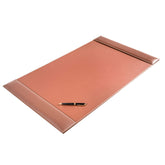 Rustic (Sienna) Brown Leather Desk Pad, 34 x 20
